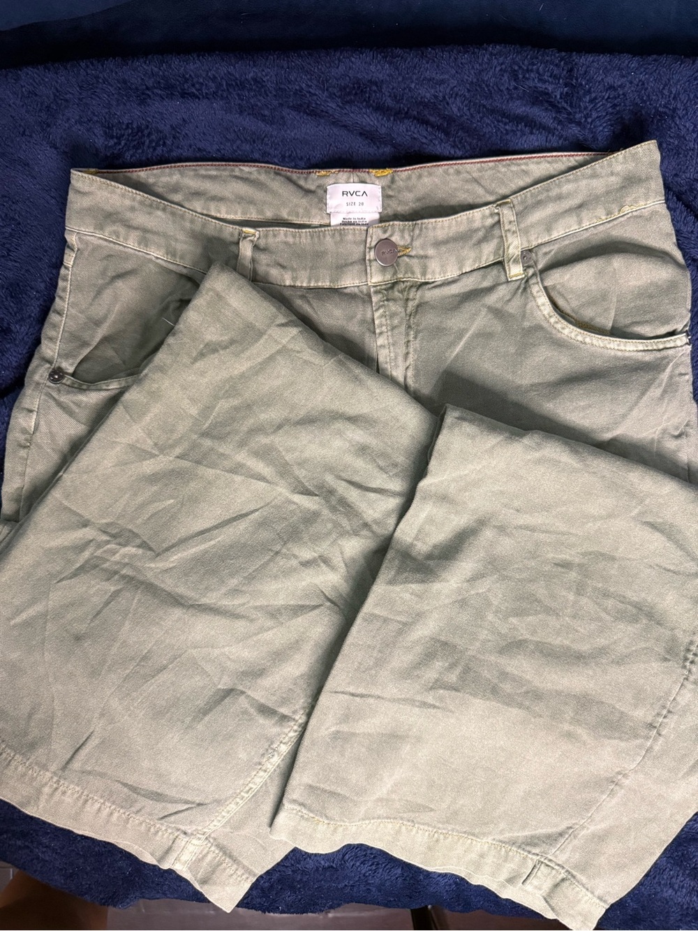 RVCA Women's Olive Green Casual Pants